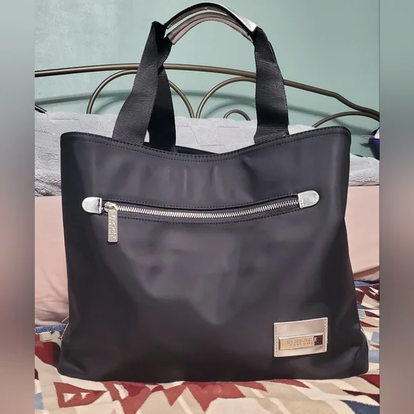 Versace Parfums Black Canvas Tote - Picture 3 of 11